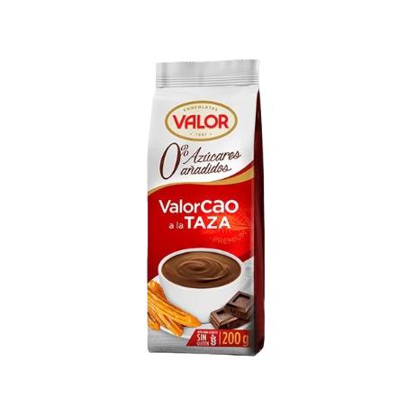 CACAO A LA TAZA VALORCAO S/AZUCAR BOLSA 200 GR