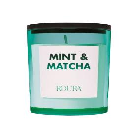 VELA AMBIENT. VASO C/TAPA VERDE MINT & MATCHA