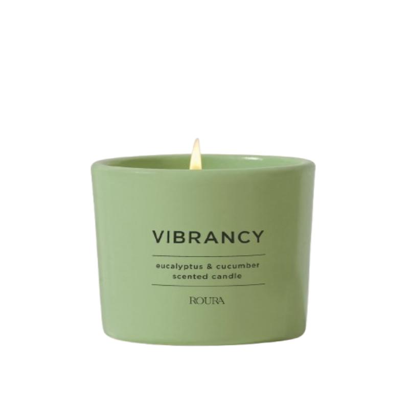 VELA AMBIENT. CERAMICA VERDE VIBRANDY 85X95MM