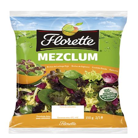 FLORETTE ENSALADA MEZCLUM BOLSA/150 GR
