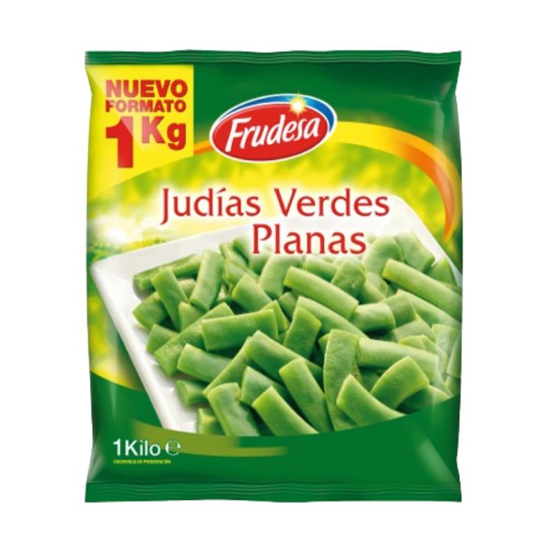 JUDIA VERDE CONG. PLANA CORTADA FRUDESA B/1 KG