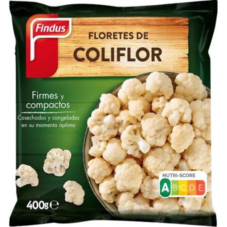 COLIFLOR CONGELADA FINDUS BOLSA 400 GR.