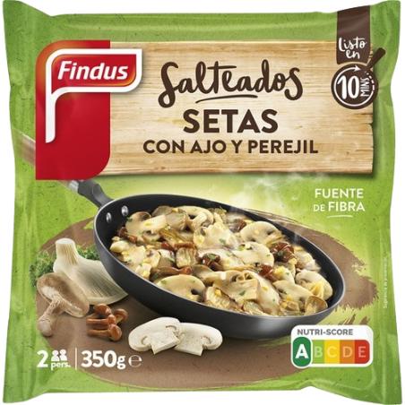 SETAS CON AJO Y PEREJIL FINDUS B/350 GR