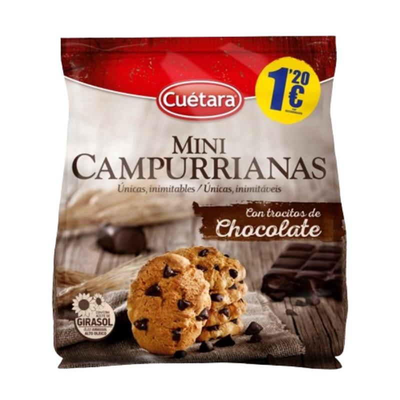 GALLETA CUETARA CAMPURRIANA-CHOCO MINI(1,2€)B/145G