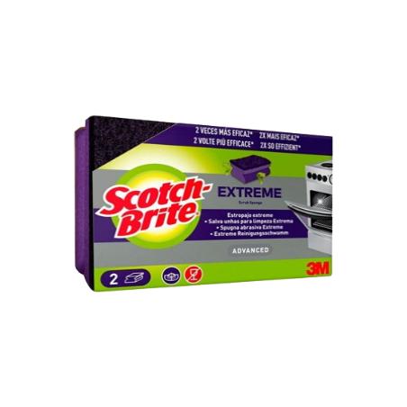 ESTROPAJO SALVAUÑA SCOTCH-BRITE (EXTREME) P-2 UD.