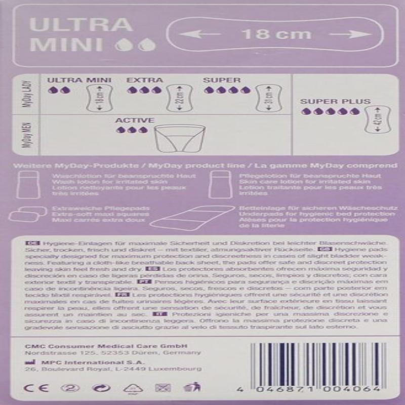 COMPRESA MY DAY ULTRA MINI CAJA 28 UNIDADES