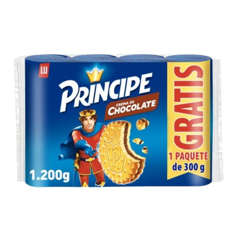 GALLETAS PRINCIPE R/CHOCOLATE 300GR.PACK 3