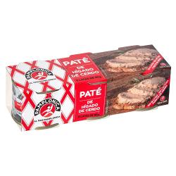 PATE HIGADO CERDO PAMPLONICA 80 GR PACK-3 UD
