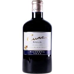 VINO CUNE TINTO RESERVA BOTELLA 75 CL.