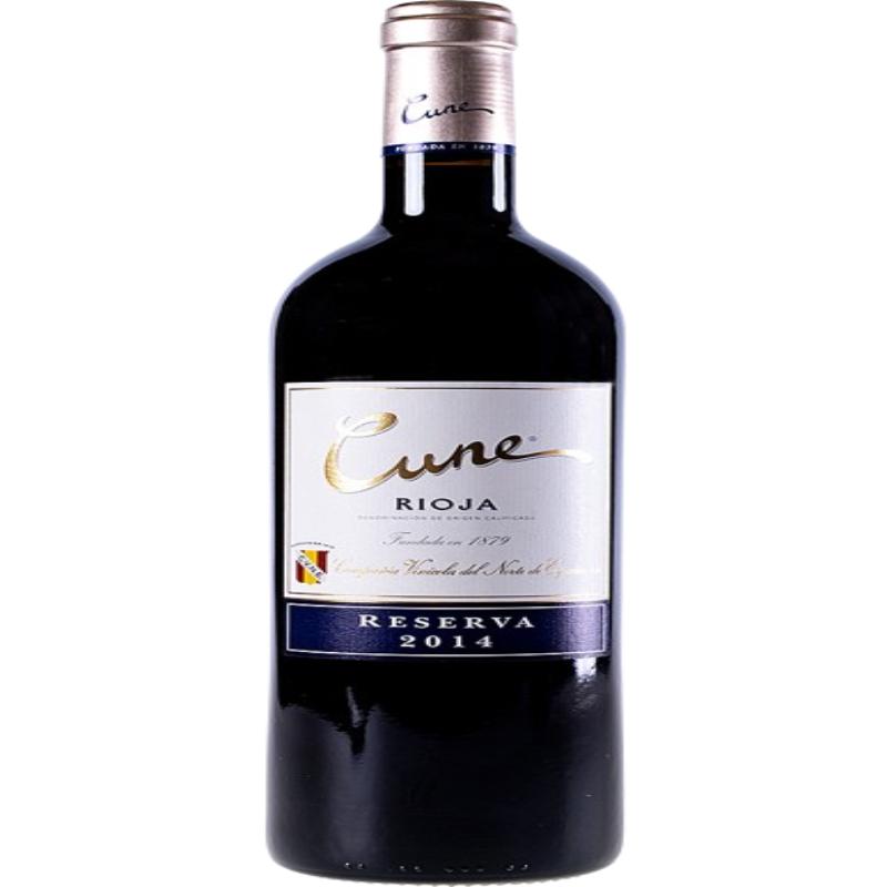 VINO CUNE TINTO RESERVA BOTELLA 75 CL.