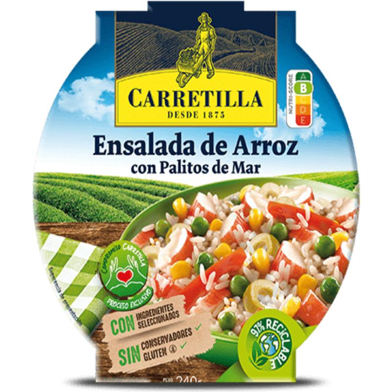ENSALADA CARRETILLA ARROZ CON PALITOS E/240 GR