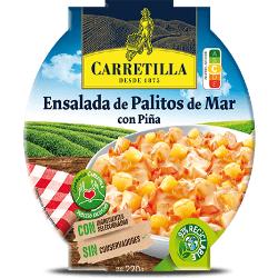 ENSALADA CARRETILLA PALITOS Y PIÑA E/240 GR
