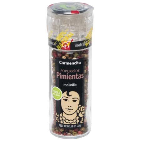PIMIENTA POPURRI C/MOLINILLO CARMENCITA T/C 40 GR