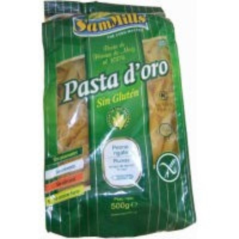 PASTA PLUMAS SAMMILLS S/GLUTEN P/500 GR