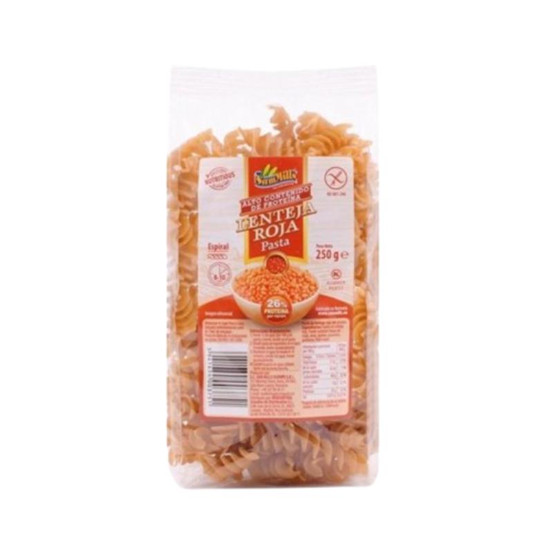 S/GLUTEN PASTA LENTEJA ROJA SANMILLS B/250 GR
