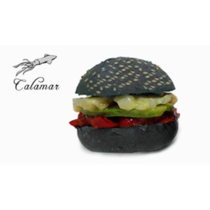 PAN HAMBURGUESA MINI HAPPY BUNS CALAMAR CONG.C/50U