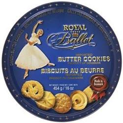 GALLETAS DANISH COOKIES ROYAL BALLET LATA 454 GR