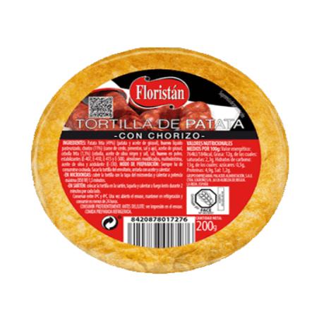 TORTILLA PATATA PALACIOS MINI C/CHORIZO 200GR
