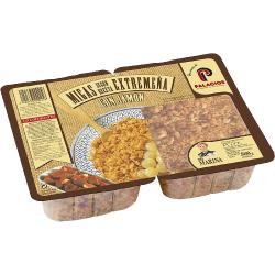 MIGAS DE PAN EXTREMEÑAS C/JAMON 250 GR PACK-2 UD