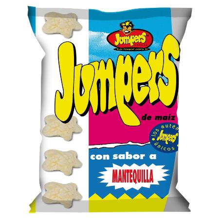APERITIVOS JUMPERS SABOR MANTEQUILLA B/100 GR