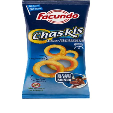 APERITIVOS CHASKIS SABOR BARBACOA B/75 GR