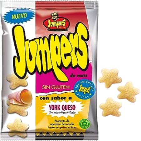 APERITIVOS JUMPERS SABOR YORK QUESO B/100GR