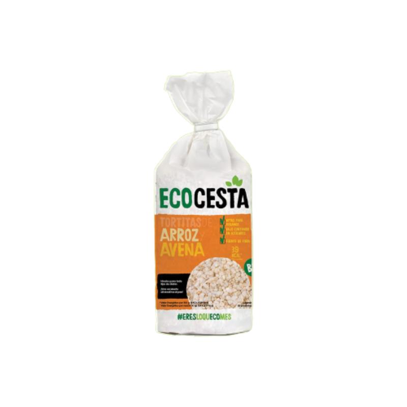 ECO CESTA TORTITAS DE ARROZ Y AVENA BIO 115 GR
