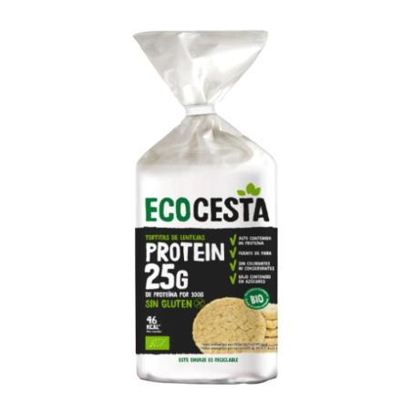 ECO CESTA TORTITAS DE LENTEJAS PROTEIN BIO P/125GR