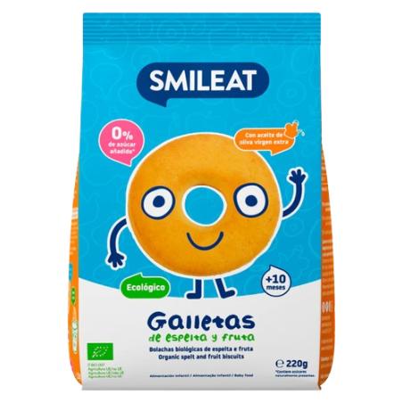 SMILEAT GALLETAS DE ESPELTA Y FRUTA B/220GR