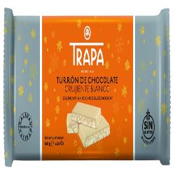 TURRON TRAPA CHOCOLATE BLANCO CRUJIENTE T/140GR