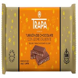TURRON TRAPA CHOCOLATE LECHE CRUJIENTE T/140GR