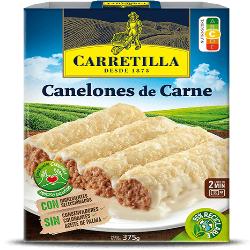 CANELONES DE CARNE CARRETILLA P/375 GR