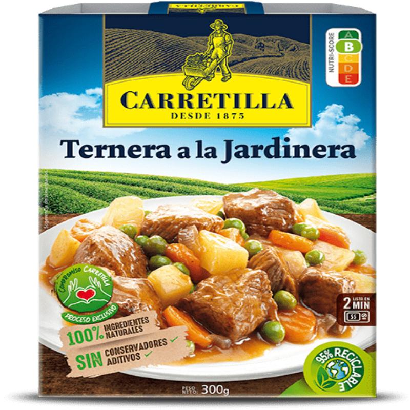 TERNERA A LA JARDINERA CARRETILLA P/300 GR