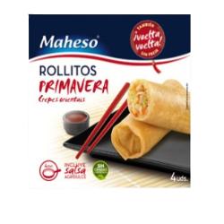 ROLLITO DE PRIMAVERA MAHESO C/SALSA CAJA 4UD 225GR
