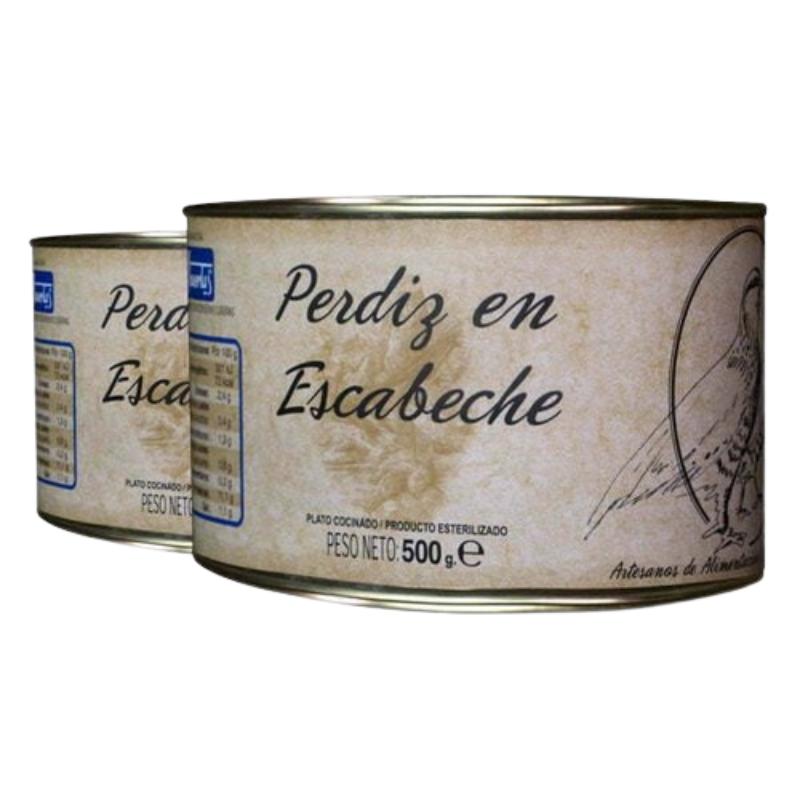 PERDIZ ESCABECHE HUERTAS P/2UD L/500GR