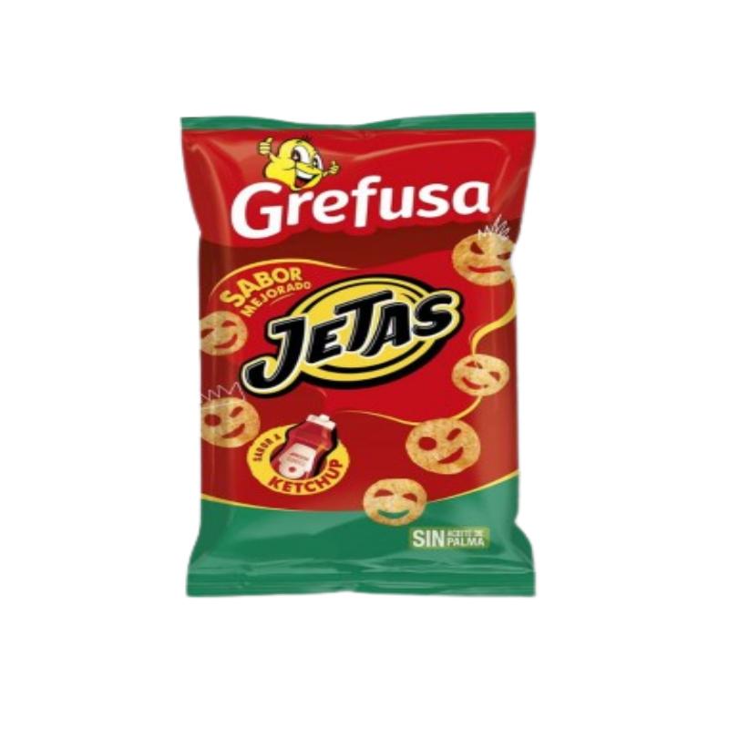 APERITIVOS GREFUSA JETAS C/KETCHUP B/70 GR 1,40€