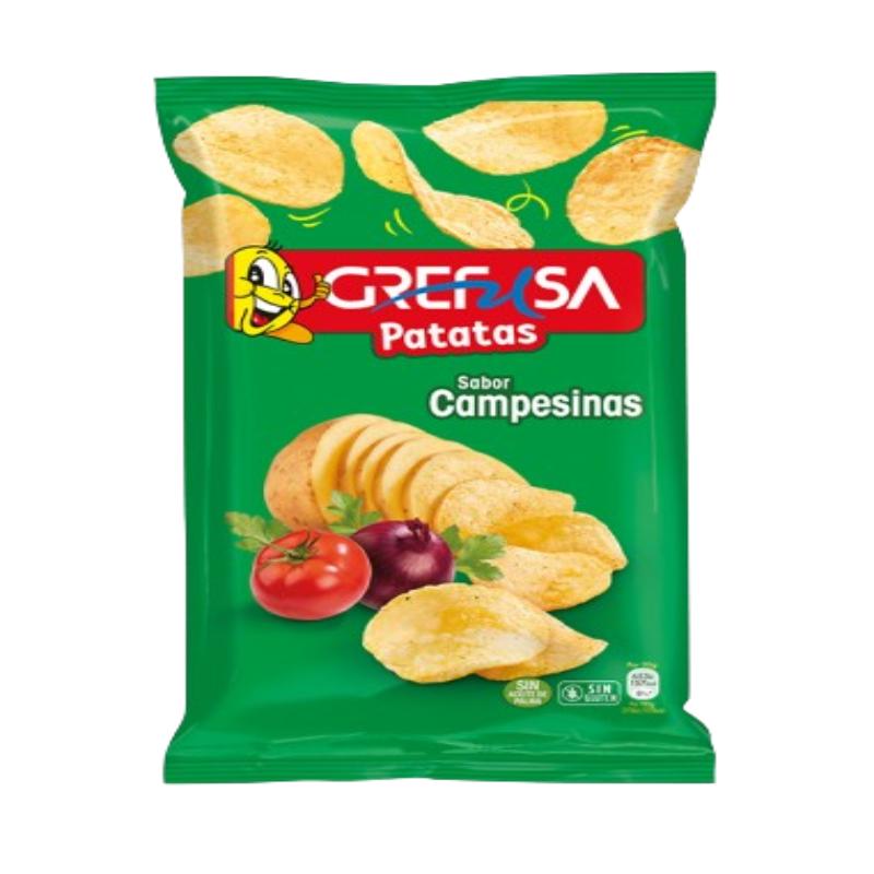 PATATAS FRITAS GREFUSA CAMPESINA B/110 GR 1,40€