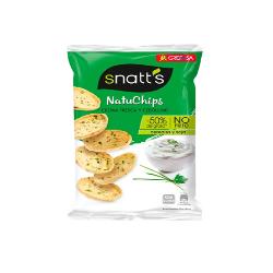 APERITIVOS NATUCHIPS SNATT´S SOUR CREAM  B/65 GR