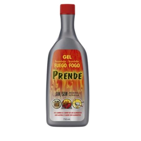 GEL ENCIENDE FUEGO PRENDE BOTELLA 750 ML.