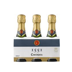 CAVA CODORNIU BENJAMIN BRUT PACK-3 B/20.CL