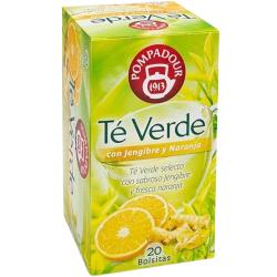 INFUSION POMPADOUR TE VERDE JENGIBRE NARANEST/20UD