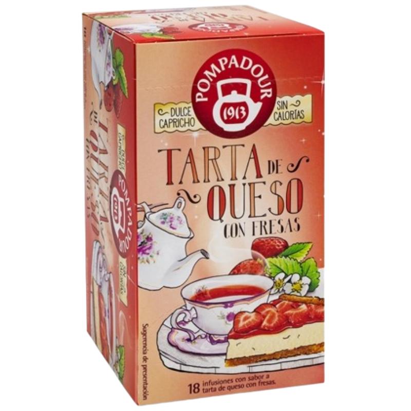 INFUSION POPADOUR TARTA DE QUESO FRESAS EST/18UD