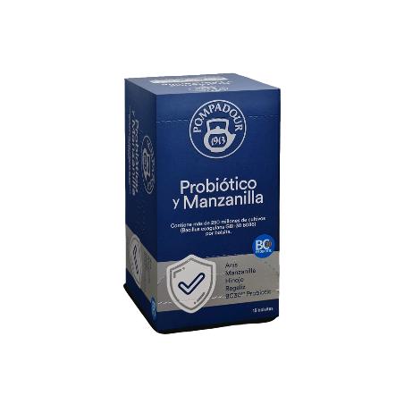 INFUSION POMPADOUR PROBIOTICO Y MANZANILLA EST/15U