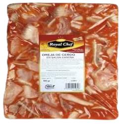 OREJAS DE CERDO EN SALSA ROYAL CHEF BOLSA 500GR