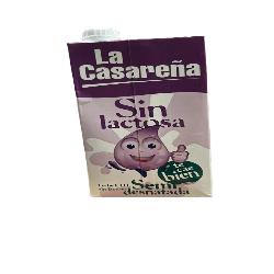 LECHE LA CASAREÑA SIN LACTOSA SEMI-1.LITRO