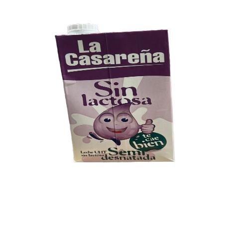 LECHE LA CASAREÑA SIN LACTOSA SEMI-1.LITRO