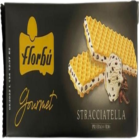 FLORBU GOURMET BARQUILLO STRACCIATELLA P/195GR