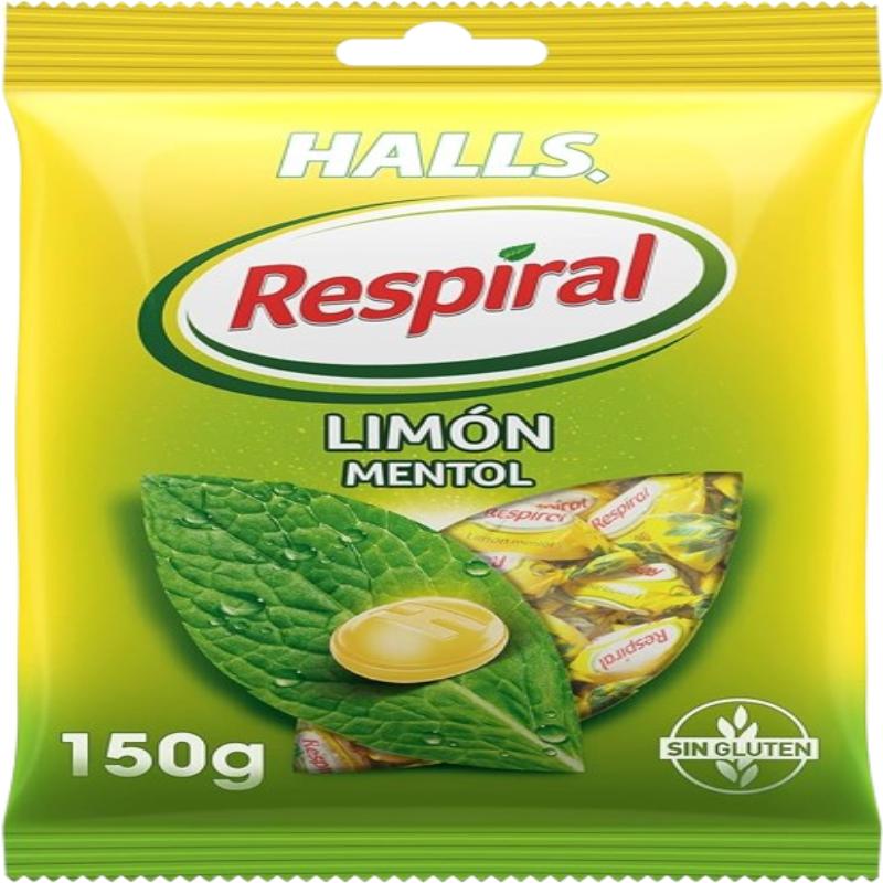 CARAMELOS RESPIRAL LIMON B/150 GR