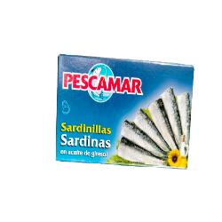 SARDINILLAS PESCAMAR A/VEGETAL L/57 GR