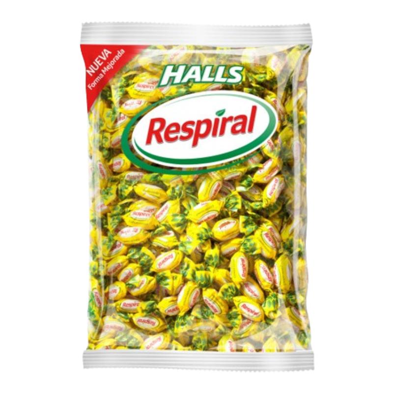CARAMELOS RESPIRAL LIMON B/1KG